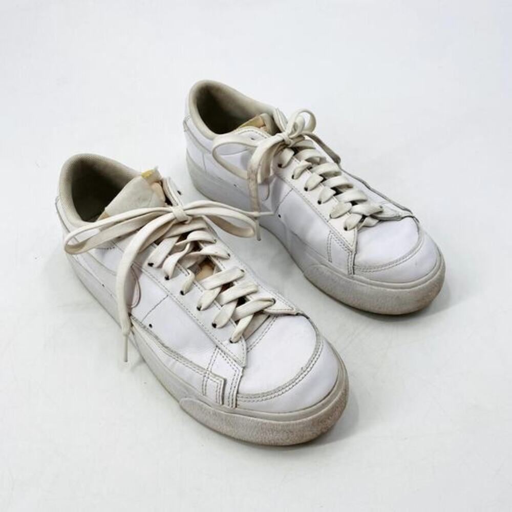 Nike‎ blazer triple white low platform sneakers
